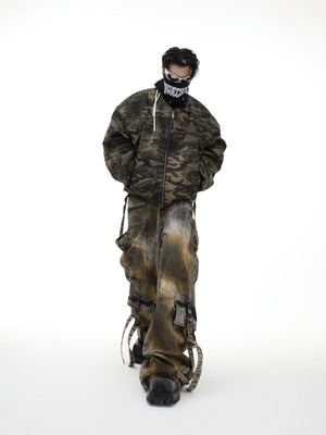 Camouflage Cotton Bomber Jacket - product image 3