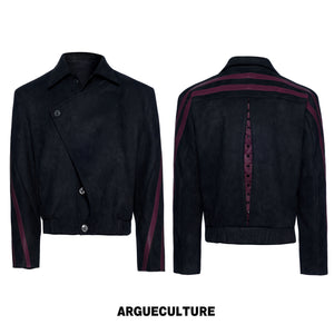 Studded Snake-Texture Cropped Jacket - variant image 6