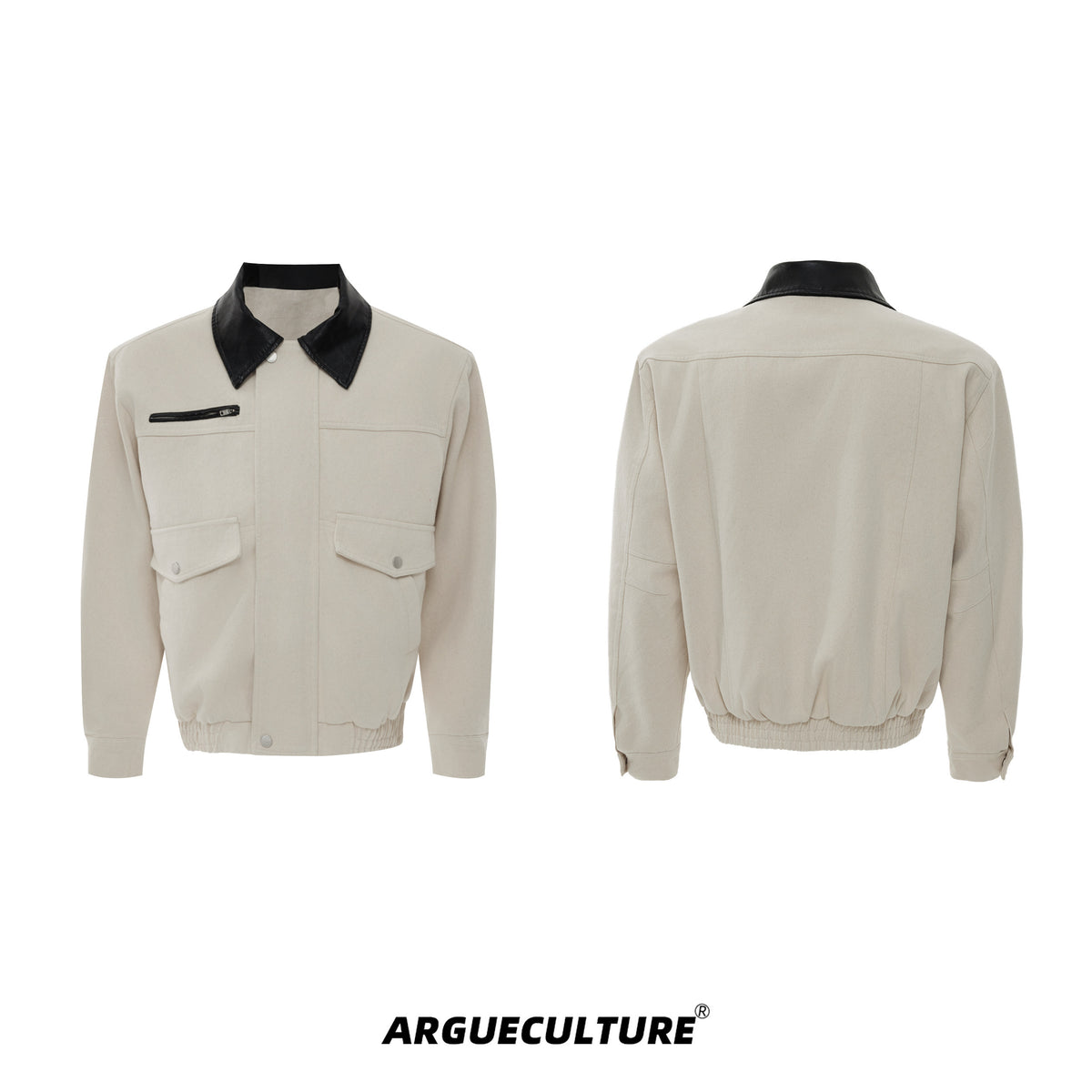 Contrast Lapel Workwear Jacket - product image 5