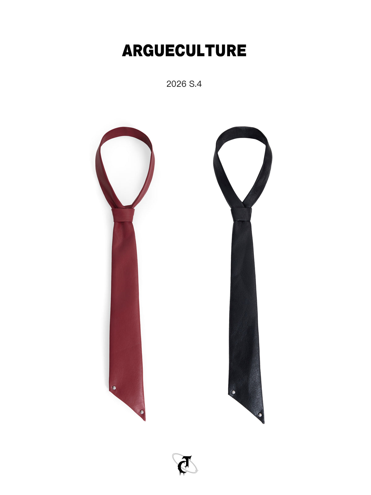 Asymmetric Crackle Arrow Tie - product image 1