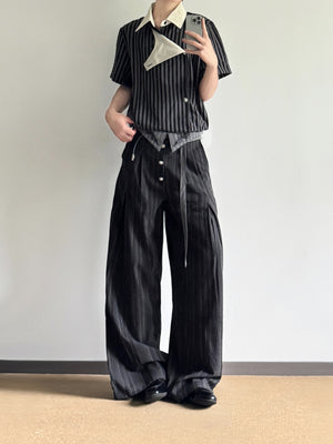 Embroidered Wide-Leg Trousers - product image 4
