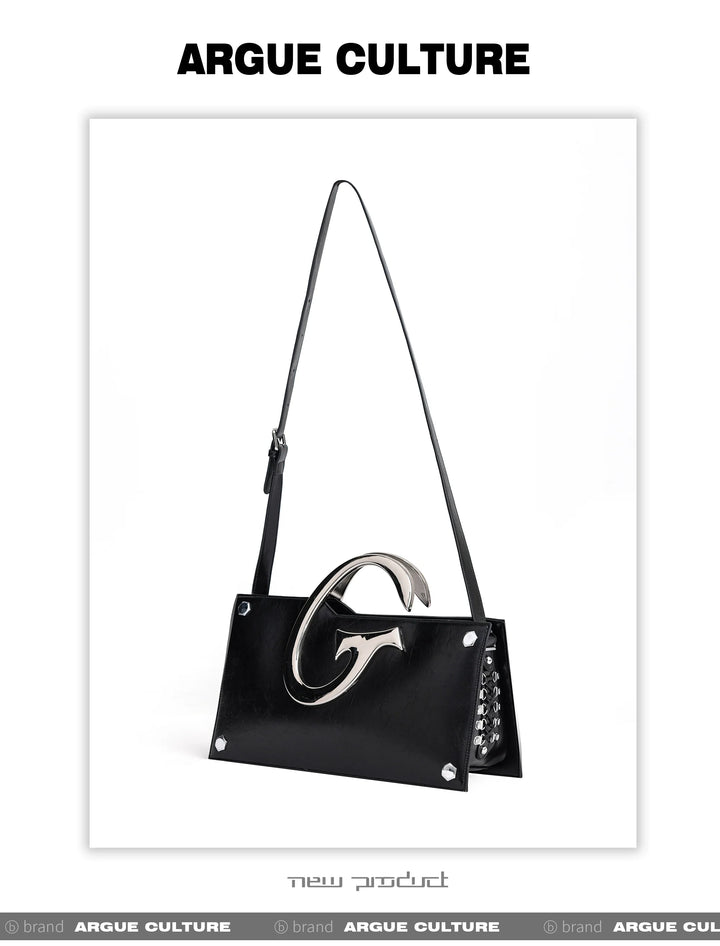 Avant-Garde Metal Handle Chain Crossbody Bag - ArgueCulture