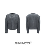 Snowflake Rhinestone Cardigan Sweater - product image 5