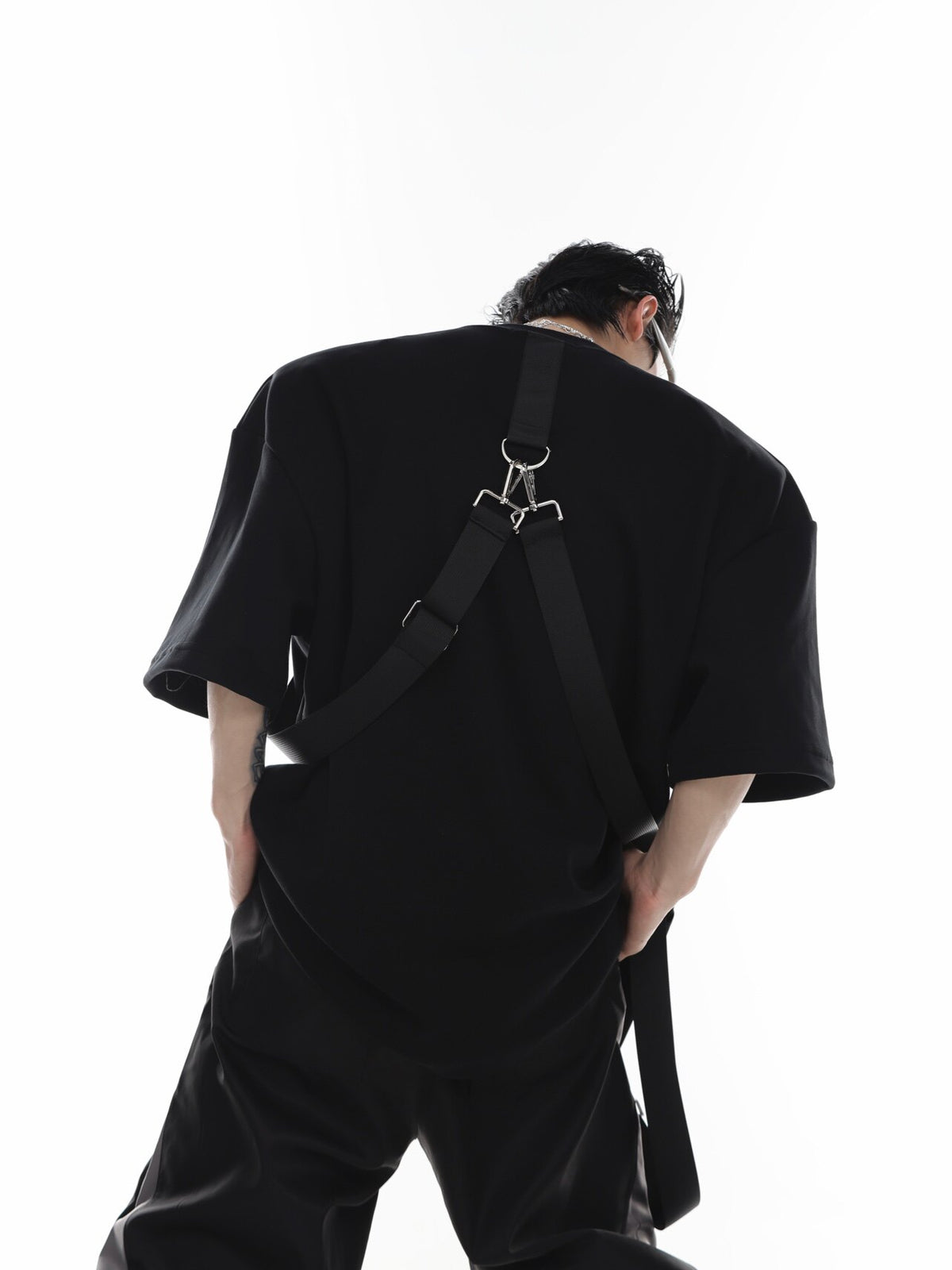 Metal Logo Ribbon Oversized T-Shirt - product image 4