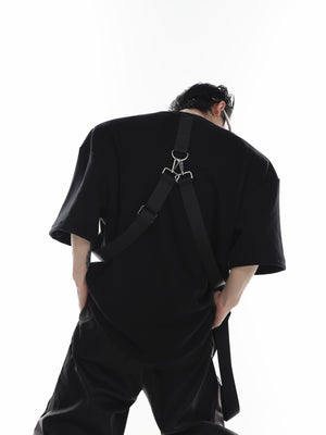 Metal Logo Ribbon Oversized T-Shirt - product image 4