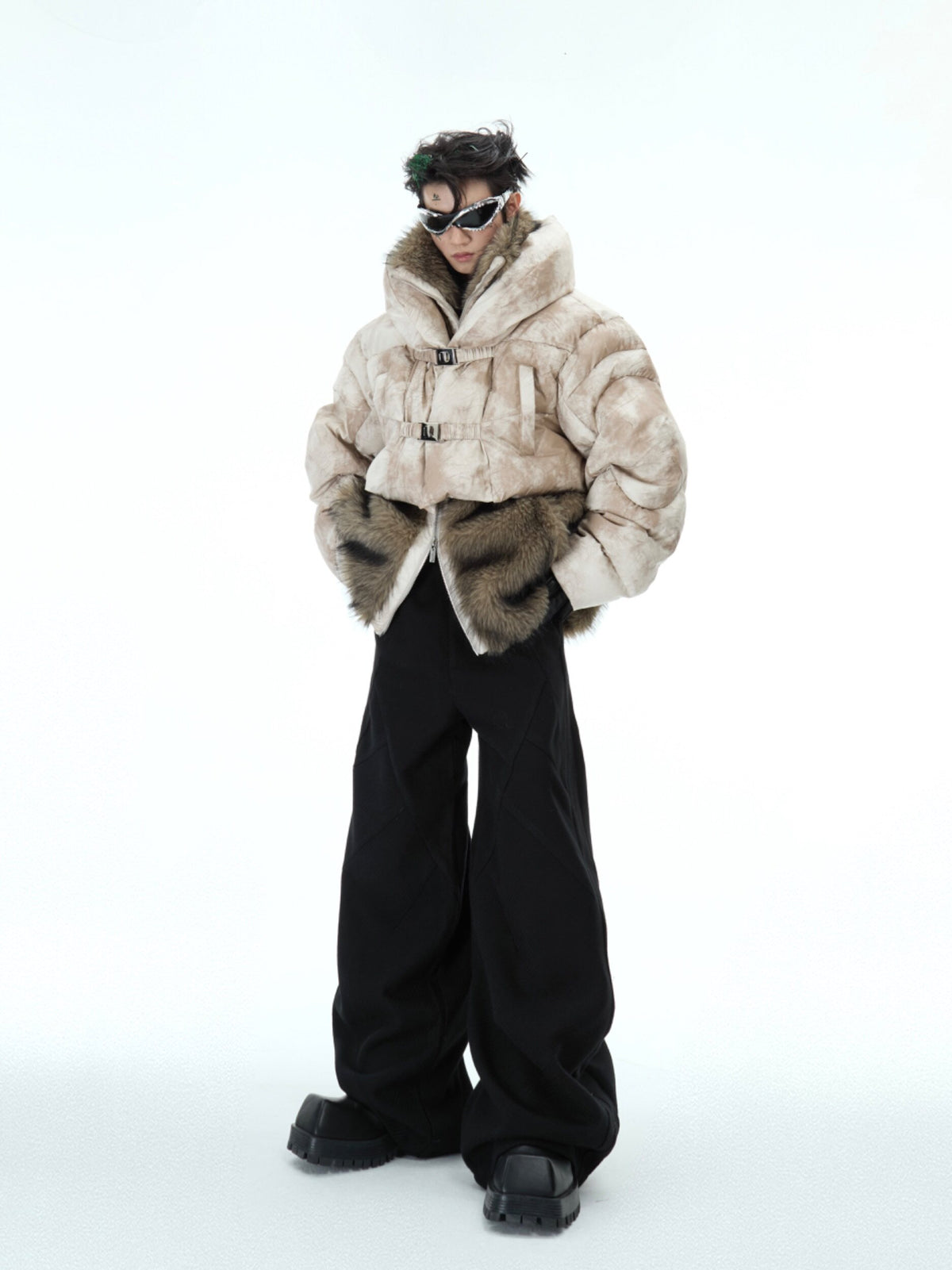 Deconstructed Faux-Two-Piece Puffer Jacket - product image 3