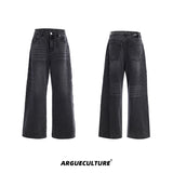 Washed Rivet Straight-Leg Jeans - product image 5