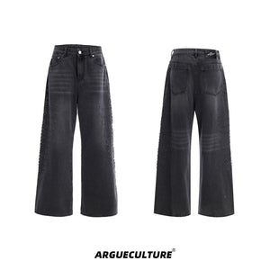 Washed Rivet Straight-Leg Jeans - product image 5