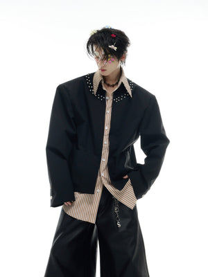 Faux Two-Piece Striped Shirt - product image 1