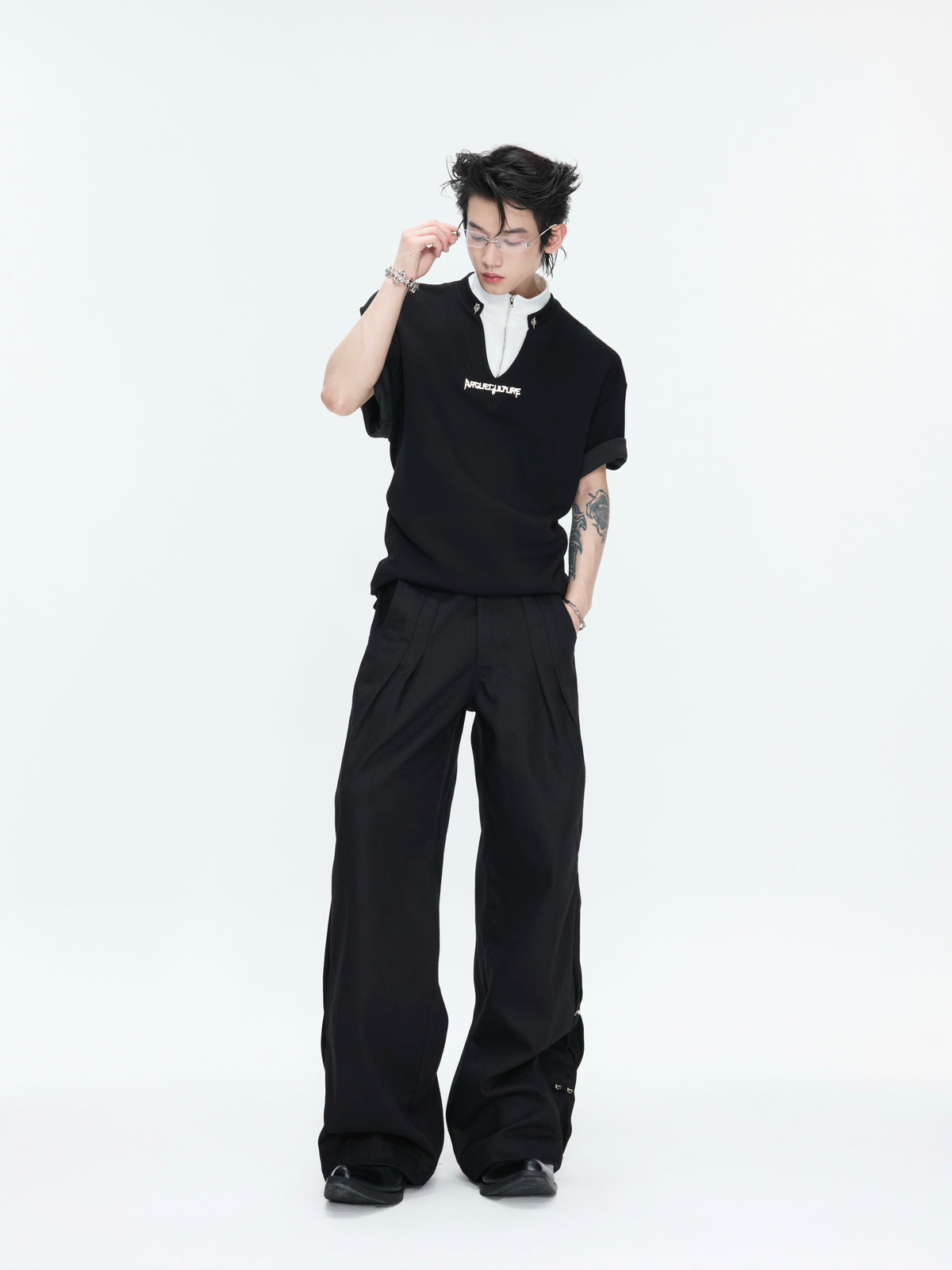 Color-Block Faux Two-Piece Tee - product image 5