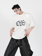 Dimensional Letter Print Oversized T-Shirt - product image 5