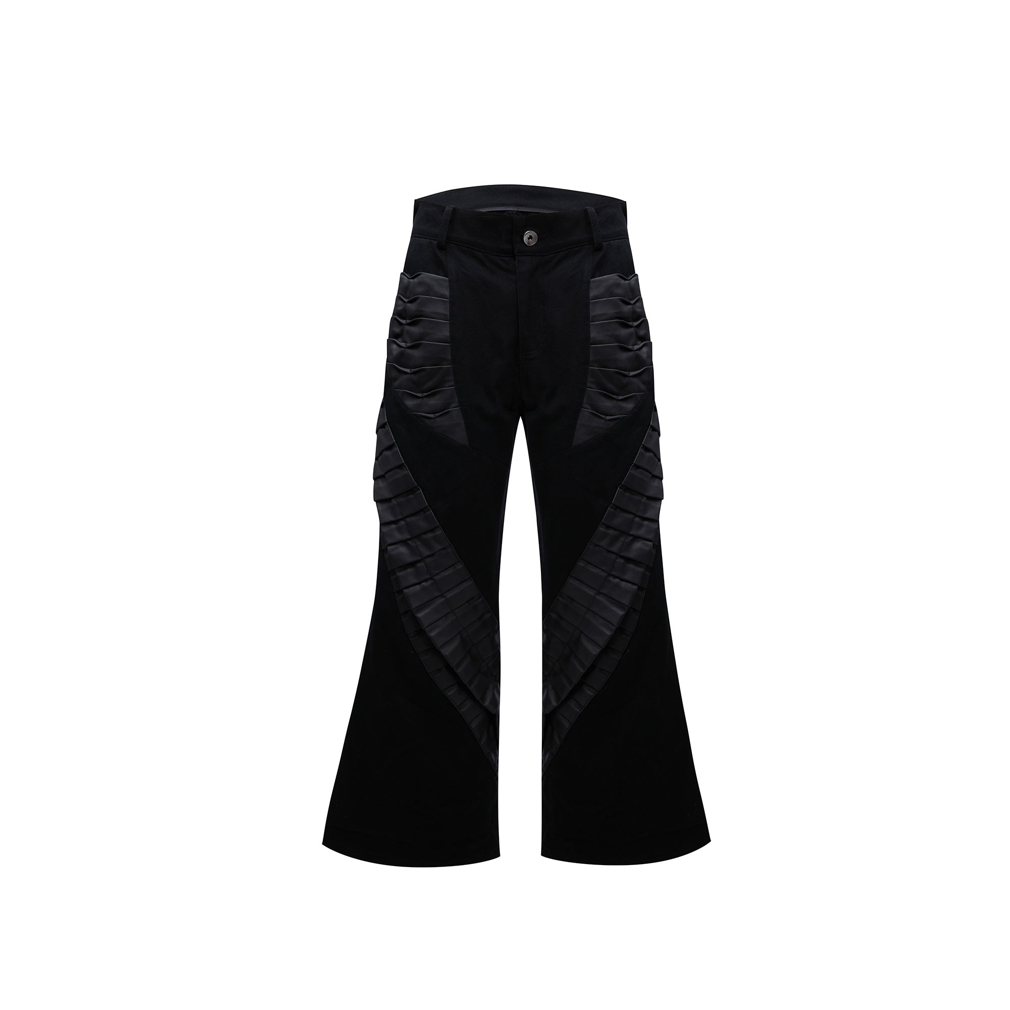 Oversized-Cargo-Pants-with-3D-Pleats---Streetwear-Drop-Crotch-Trousers-Black
