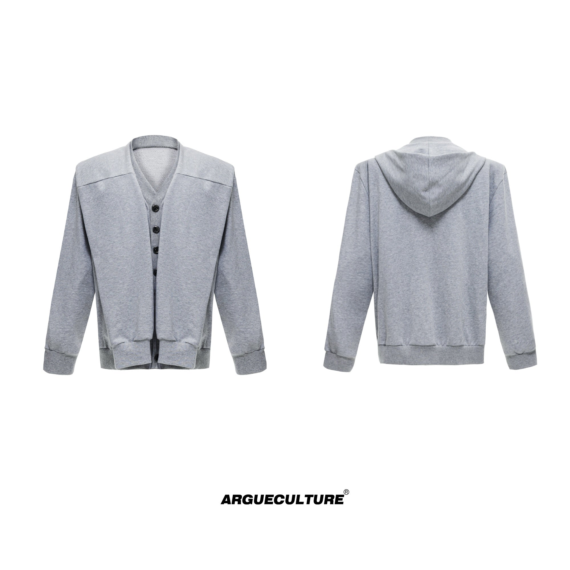 Oversized-Hooded-Sweatshirt---Drop-Shoulder-Layered-Streetwear-Jacket-Gray