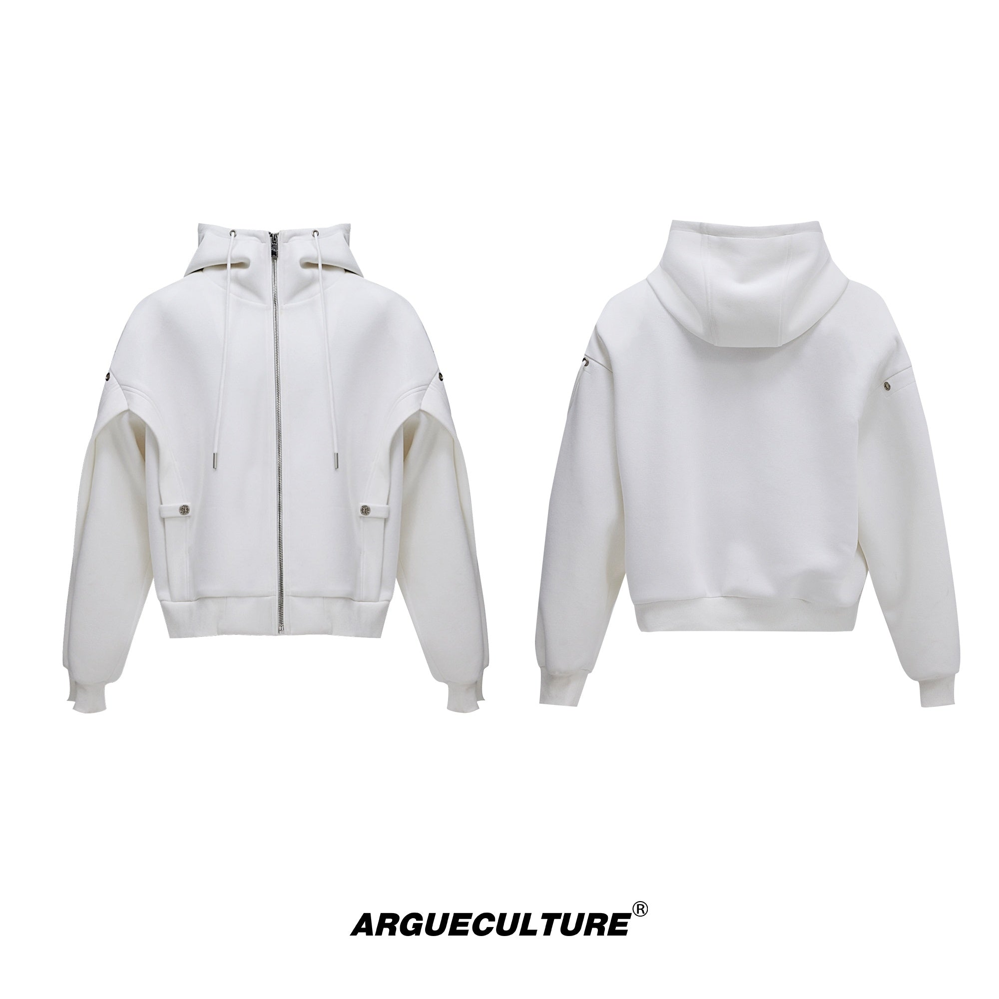 Oversized-Hoodie-with-Drawstrings---Baggy-Jogger-Set-Streetwear-White-Top