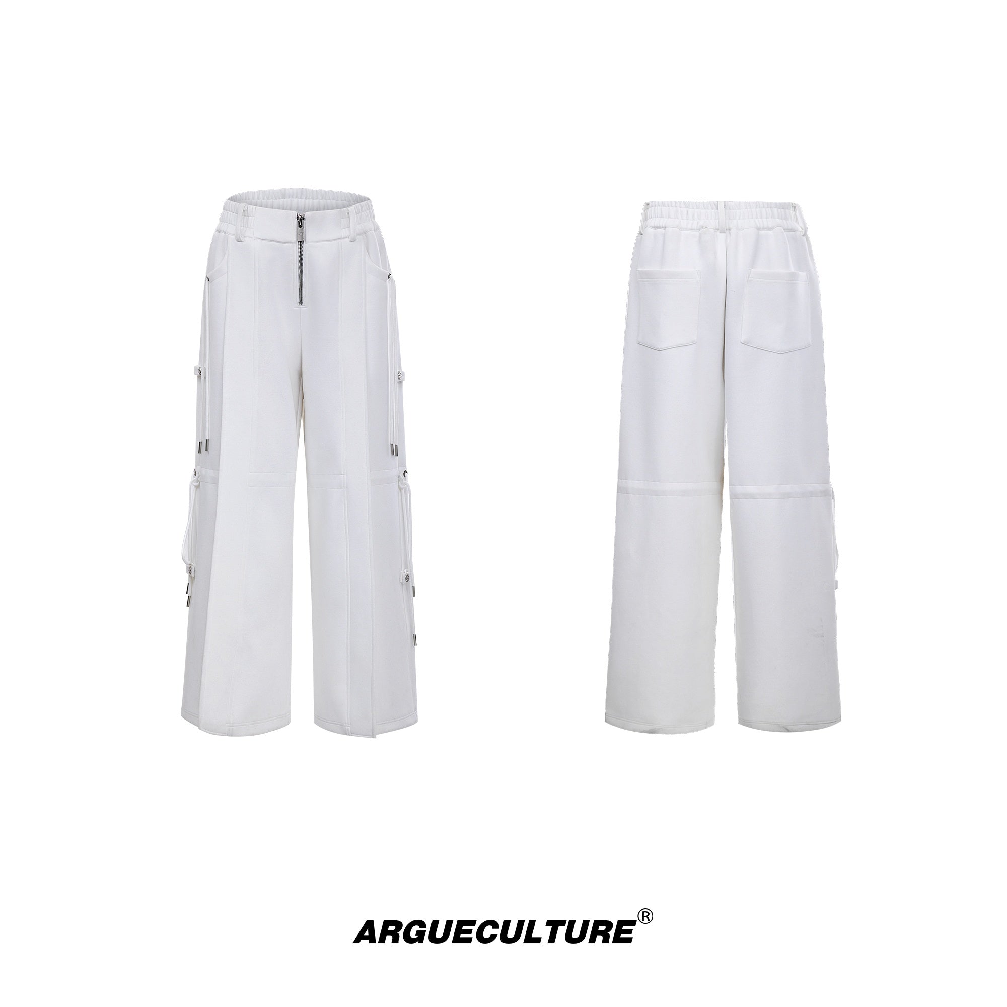 Oversized-Hoodie-with-Drawstrings---Baggy-Jogger-Set-Streetwear-White-Pants