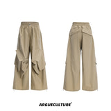 Oversized-Vest-Pants-Set-with-Drawstrings-Multi-Pocket-Streetwear-Khaki-bottoms
