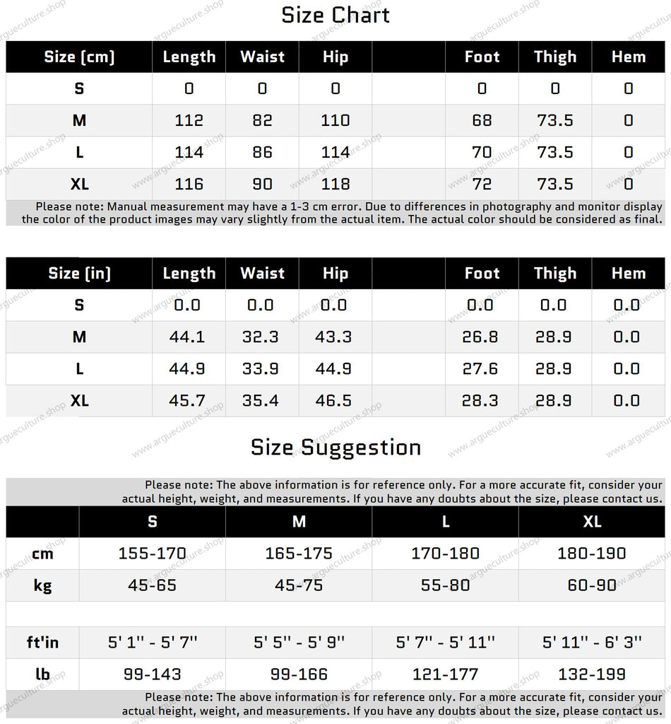 Size Chart for Snake Print Straight-Leg Pants with Logo for Men