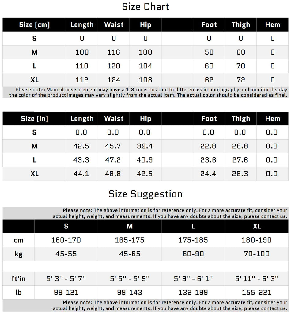 Size Chart for 독특한 메탈 스트랩 디자인의 조절 가능한 허리 루즈핏 바지