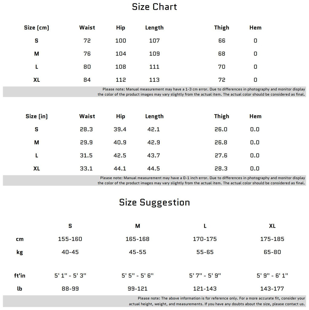 Size Chart for Lässige weit geschnittene Hosen mit verstellbarem Metallschnalle