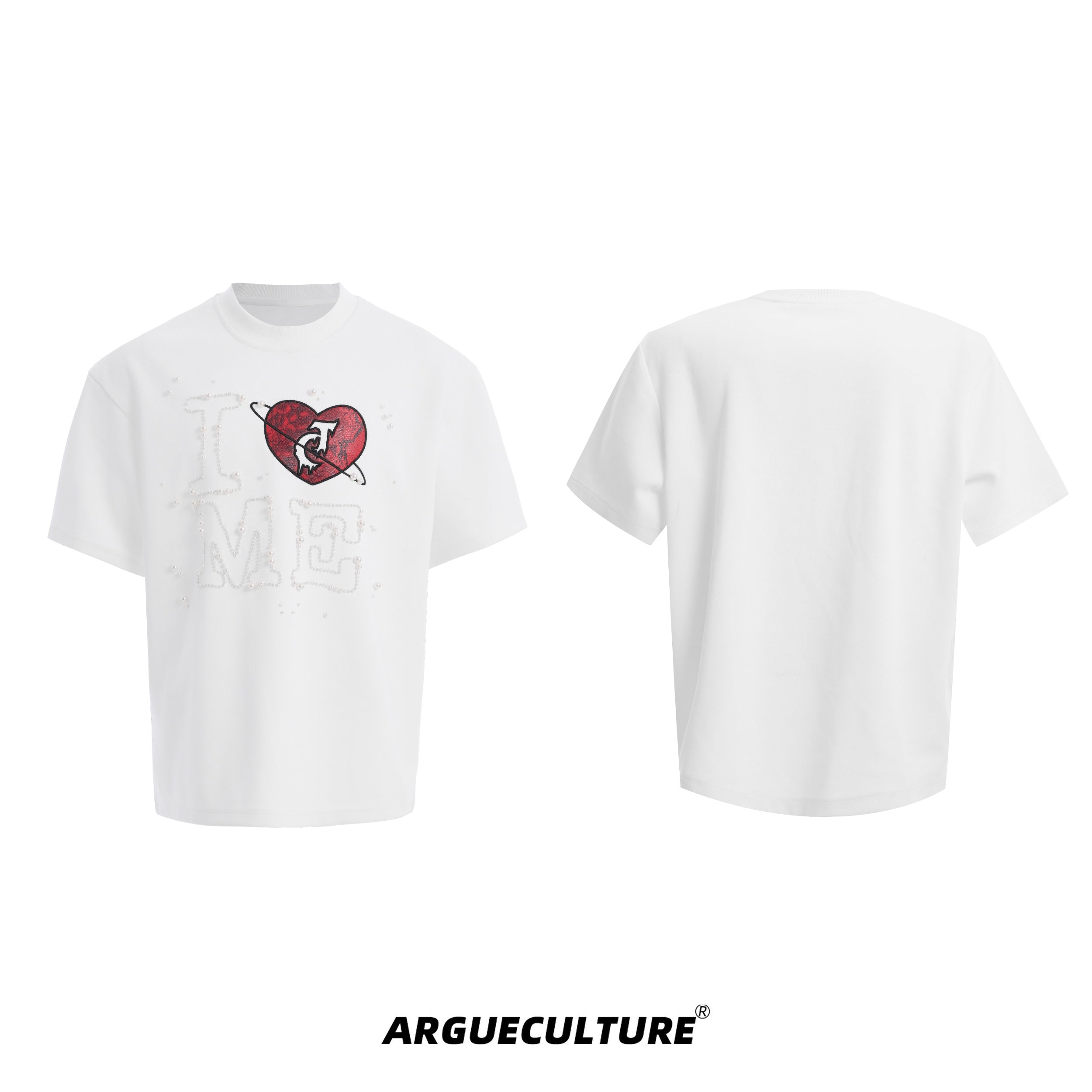 Pearl-Embellished-Heart-Graphic-Oversized-Tee---Couples-Streetwear-White