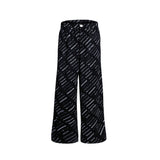 Silk-Satin-Padded-Shoulder-Shirt---Loungewear-Set-for-Couples-Black-Pants