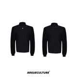 Slim-Fit-Stand-Collar-Tee-with-Metallic-Logo---Streetwear-Essential-Black-Jacket