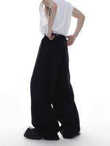 Straight-Leg-Twill-Pants---Loose-Fit-High-Waist-Wide-Leg-Trousers-Black