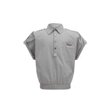 Streetwear-Metal-Button-Polo-Shirt-with-Structured-Shoulder-Yellow
