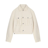 Streetwear-Short-Puffer-Jacket---Metallic-Buttons---Oversized-Pockets-Ivory