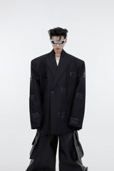 Structured-Shoulder-Blazer-with-Rhinestone-Trim-Black