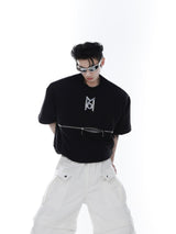 Summer-Graphic-Print-Zip-Up-Tee---Oversized-Streetwear-Top-Black