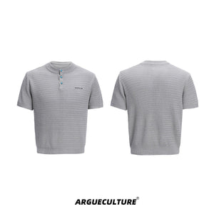 Summer-Lightweight-Crochet-Knit-Tee---Loose-Fit-Round-Neck-Gray-T-shirt