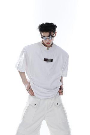 Summer-Metal-Buckle-Graphic-Tee---Streetwear-Minimalist-Style-White