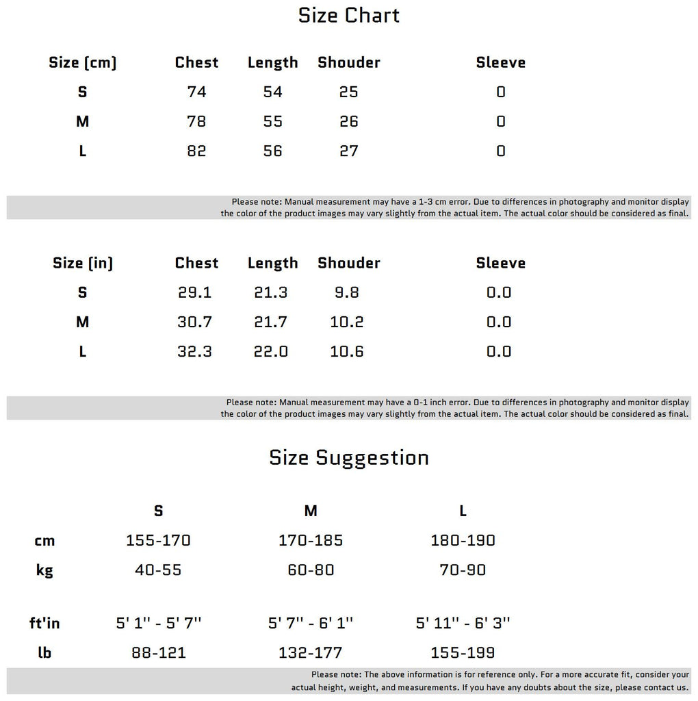 Size Chart for Schmal geschnittenes Tanktop mit metallischem Logo-Ausschnitt-Design