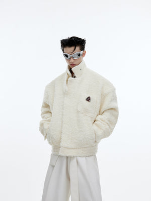 Textured-Wool-Cropped-Jacket---Streetwear-Oversized-Fit-White-(Contains Wool)