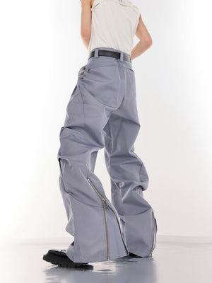 Urban-Street-Wrinkle-Detail-Windbreaker-Set---Metal-Zip-Jacket-Blue-and-Gray-Pants