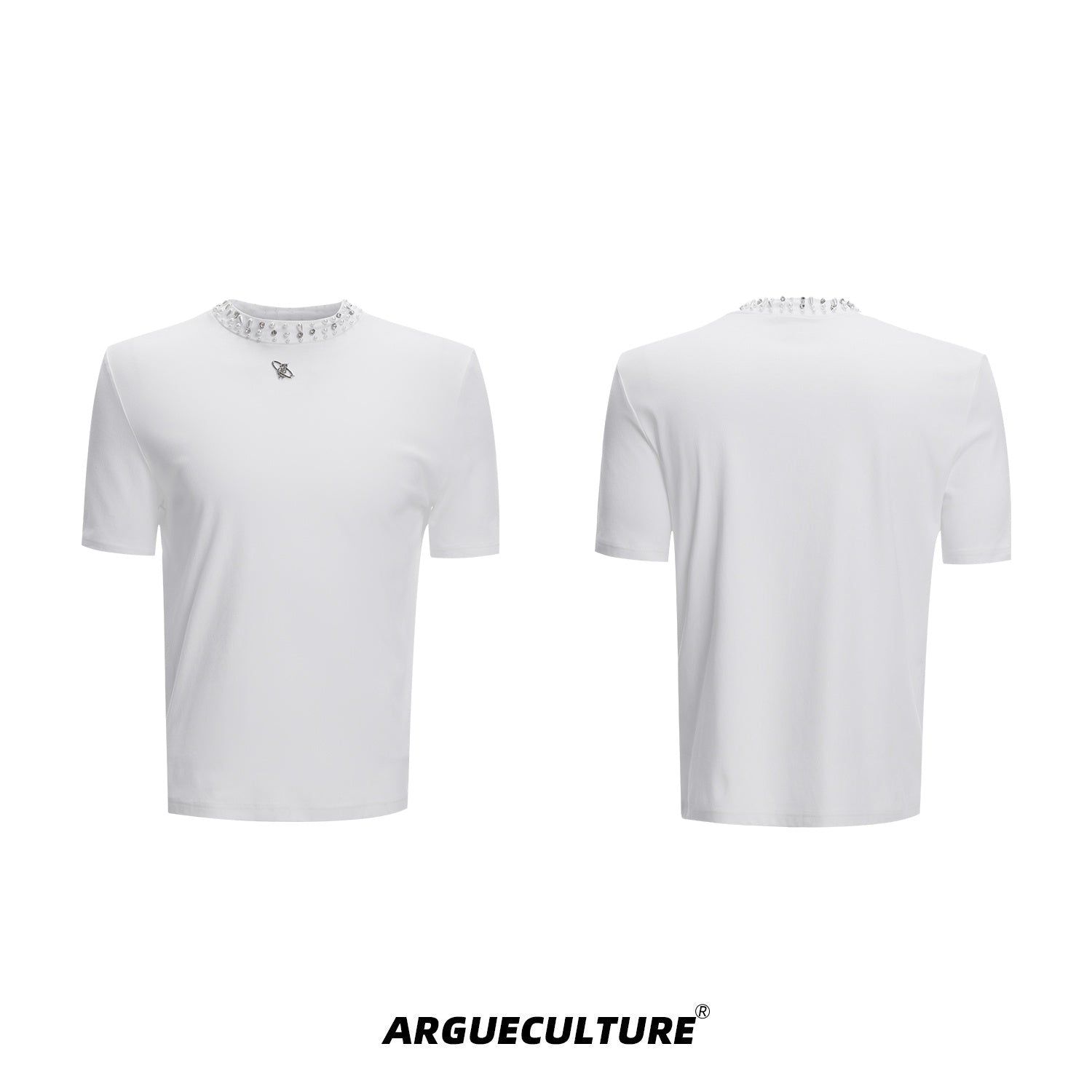 V-neck-Modal-Tee-with-Pearl-Diamond-Collar---Summer-Streetwear-White-T-shirt