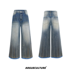 Vintage-Distressed-Denim-Jacket---Straight-Fit-Jeans-Men-Blue-Bottoms