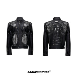 Vintage-Distressed-Oversized-Biker-Jacket---Streetwear-Leather-Set-Black-Top
