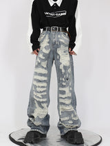 Vintage-Distressed-Straight-Leg-Jeans---Streetwear-Oversized-Fit-Light-Blue