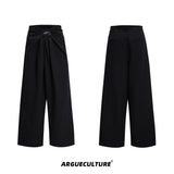 Vintage-French-Pleat-Wide-Leg-Pants---Relaxed-Drop-Crotch-Trousers-Black-Bottoms