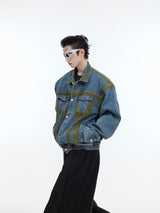 Vintage-Washed-Denim-Jacket---Distressed-Short-Cropped-Fit-Blue