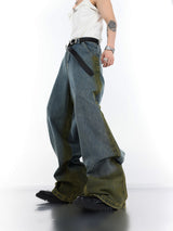 Vintage-Washed-Denim-Vest-Set---Hand-Painted-Sleeveless-Streetwear-Blue-Pants