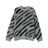 Zebra-Stripe-Mohair-Sweater---Oversized-Crewneck-Streetwear-Top-Gray