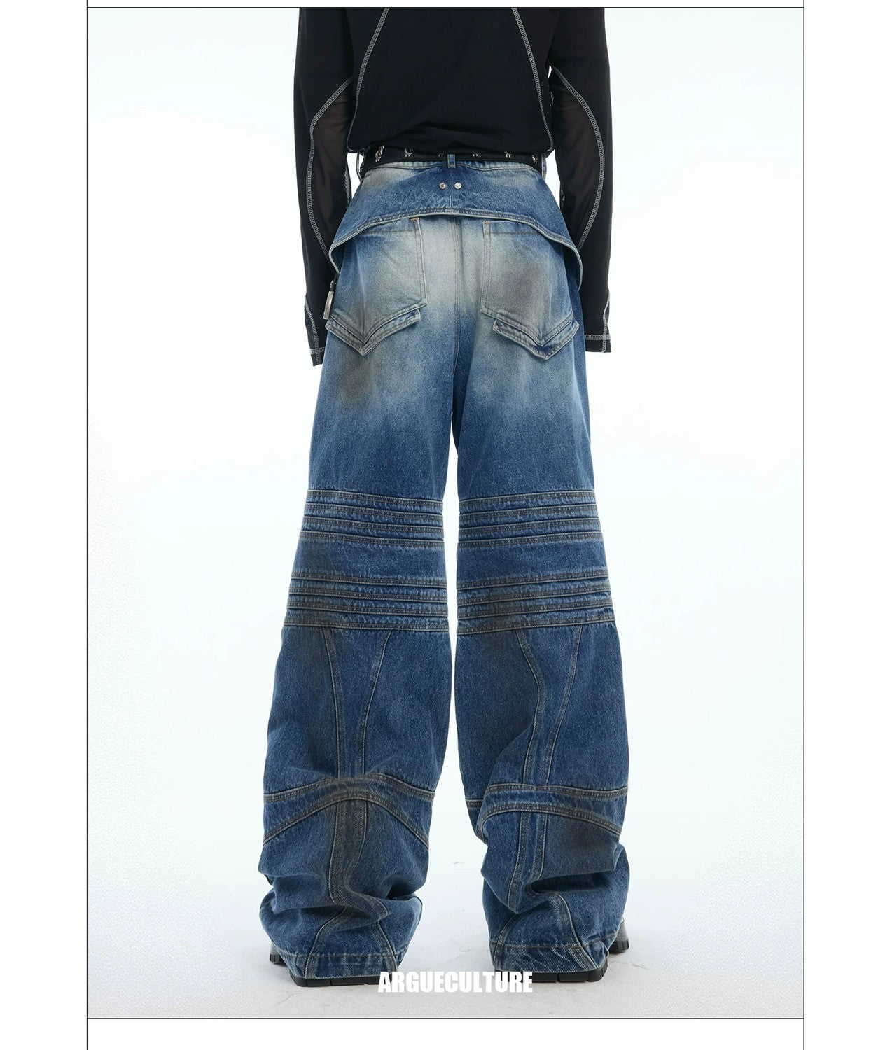 desc::armor-cross-hollow-deconstructed-baggy-jeans-detail-img-3