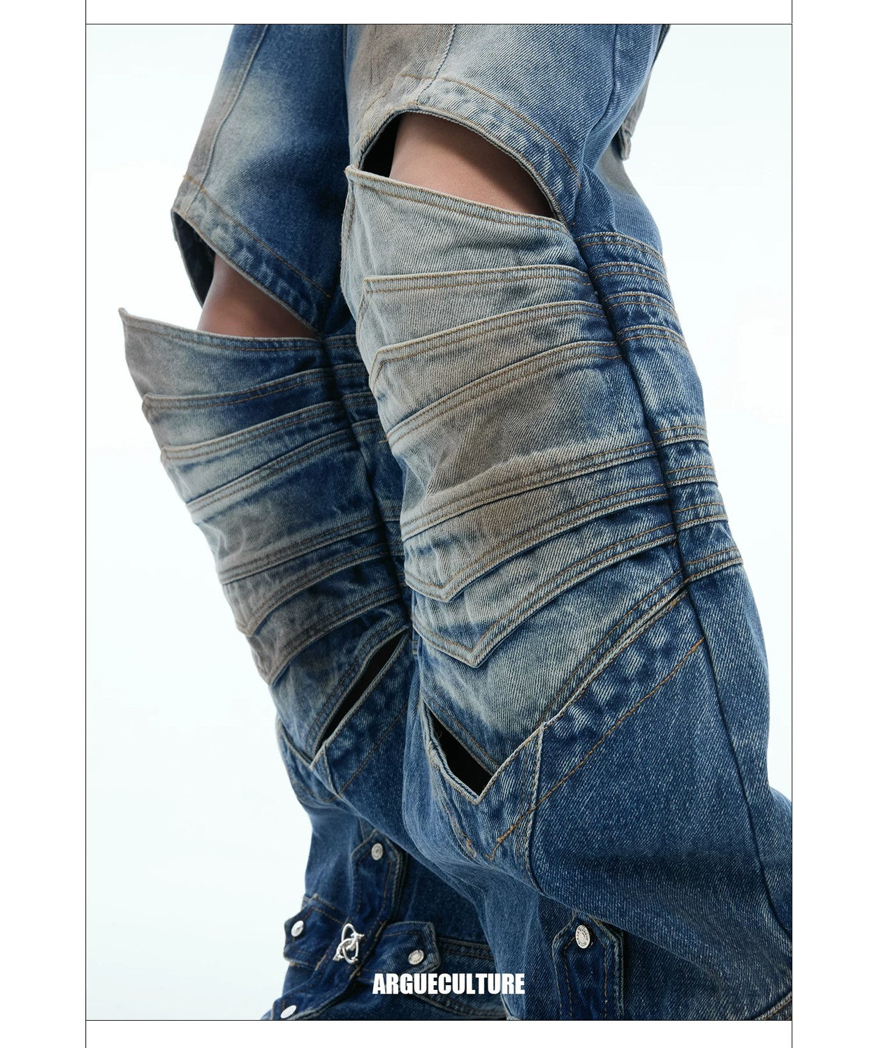 desc::armor-cross-hollow-deconstructed-baggy-jeans-detail-img-4
