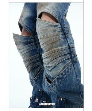 desc::armor-cross-hollow-deconstructed-baggy-jeans-detail-img-4