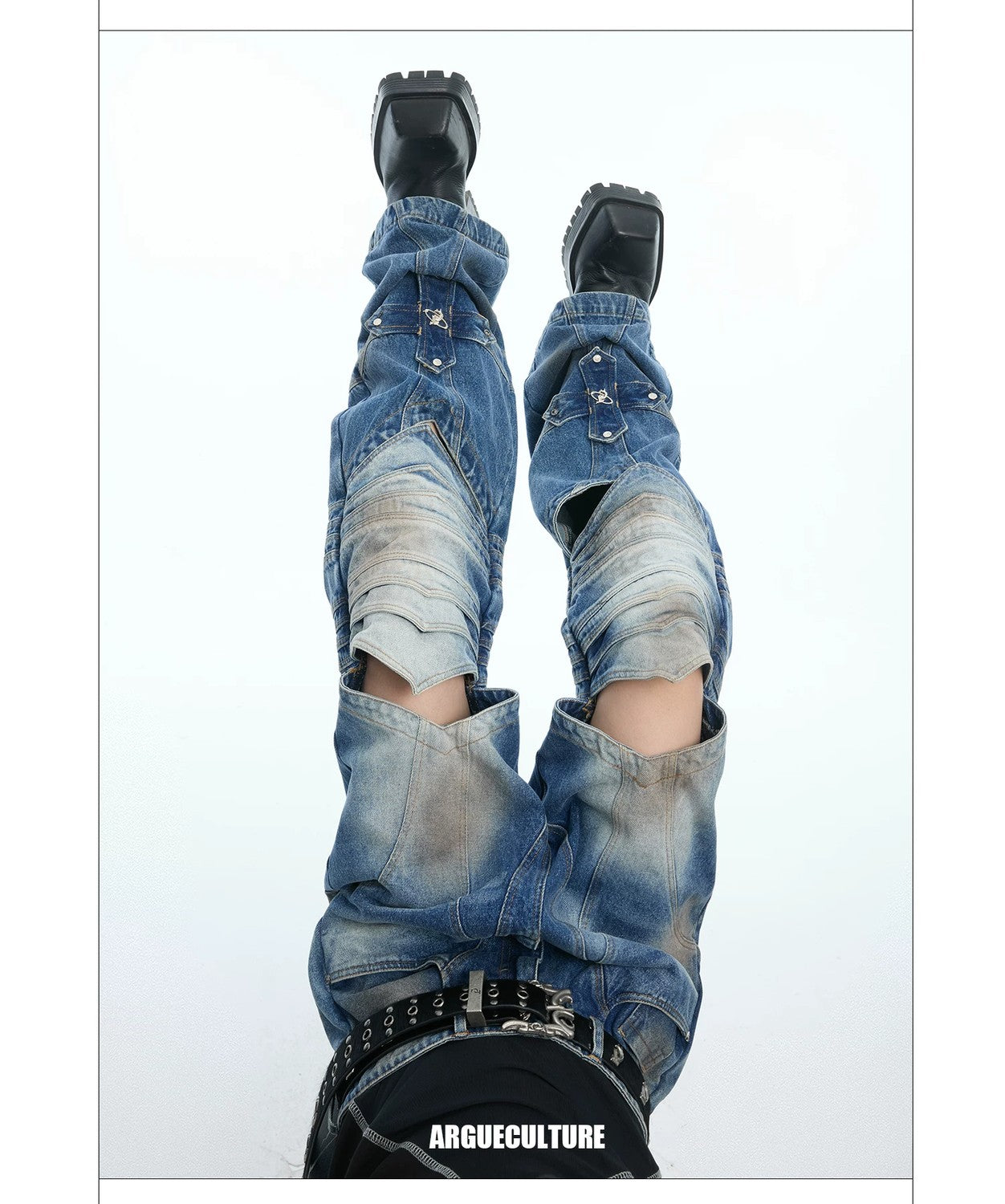 desc::armor-cross-hollow-deconstructed-baggy-jeans-detail-img-5