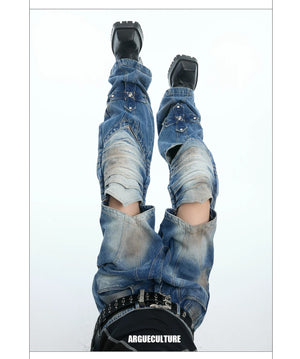 desc::armor-cross-hollow-deconstructed-baggy-jeans-detail-img-5