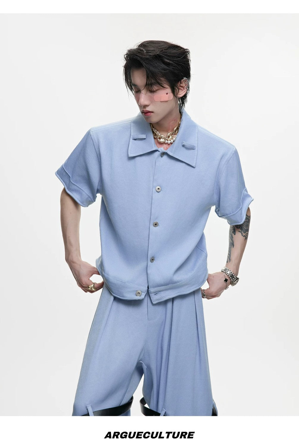 desc::avant-garde-deconstructed-short-sleeve-co-ord-set-detail-img-11